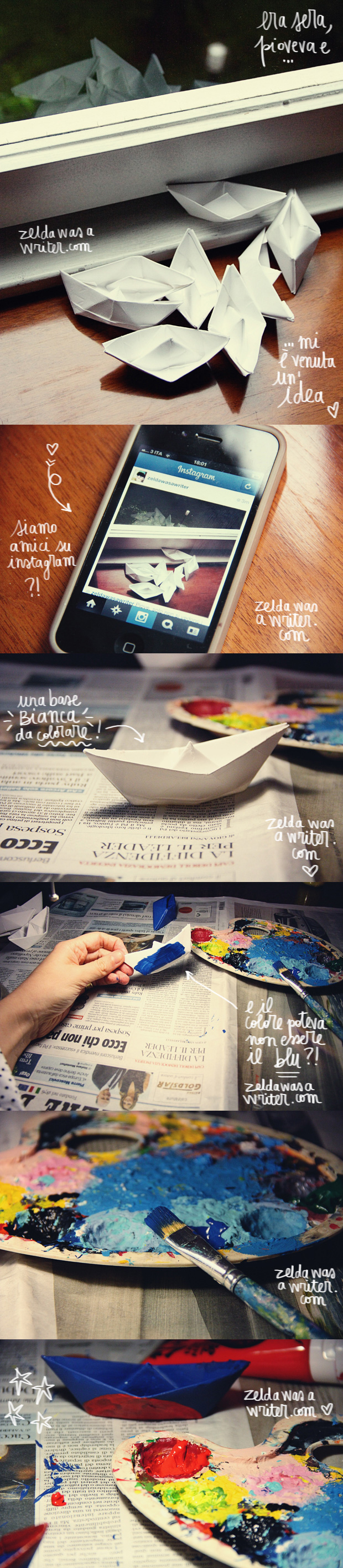 DIY: barchette di carta